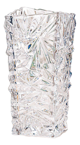 Florero De Cristal De 25cm, Centros De Mesa Con Formas