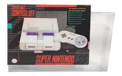 1pç Caixa Protetora P/ Console Super Nintendo (control Set)