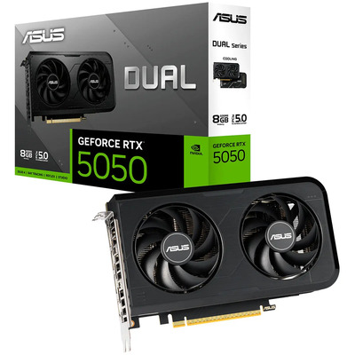 Tarjeta De Video Asus Dual Nvidia Geforce Rtx 5050 8gb Gddr6 2 Fan Dlss 4 Pci Express 4.0 IA | Meses sin interés