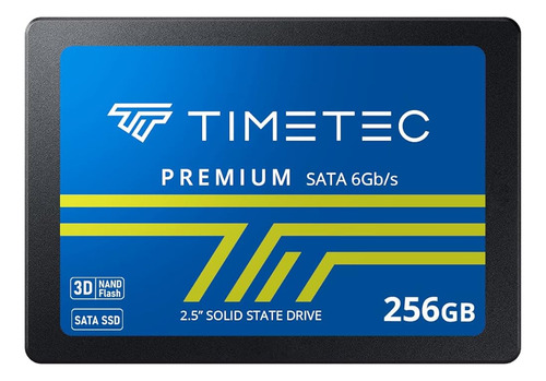 Timetec 256gb Ssd 3d Nand Qlc Sata Iii 6gb/s 2.5 Pulgadas 7m