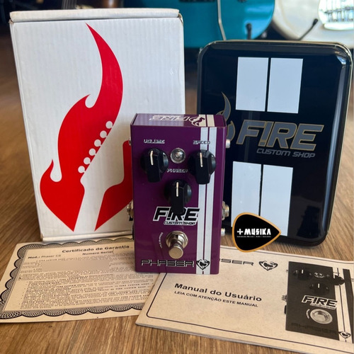 Pedal Phaser Fire Customshop Phaser Cs Cacau Santos Sig.