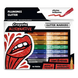 Plumones Glitter Markers 8 Pz Crayola® Alternative