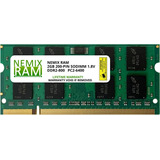 Nemix Ram 2gb (1x2gb) Ddr2 800mhz Pcrx8 1.8v Sodimm Memoria