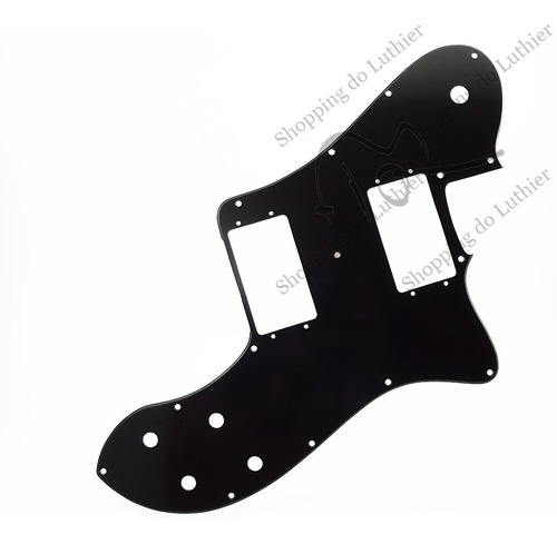 Escudo Telecaster Deluxe 72 Mexico Preto (1 Camada)