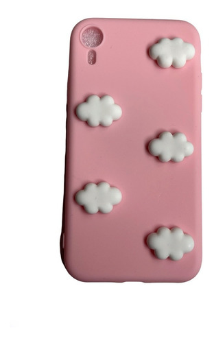 Carcasa Funda Para iPhone 12 Pro Max / Xr Modelo Nubes Pink 