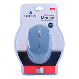 Mouse Inalámbrico Ultra Óptico 3 Botones Dpi 800 Color Gris