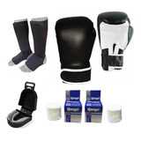 Oferta,kit Boxeo-kick, Unisex, Guantes+tbiales+bucal+vendas