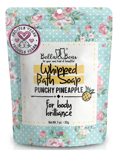 Paquete De Piña, Remojo De Baño De Tamaño Viaje, Exfoliante