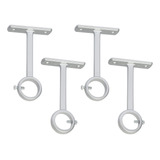 Soporte Techo Barra Cortina Acero Inoxidable Resistente Set