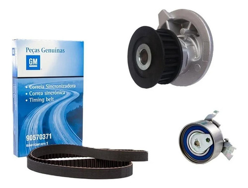 Kit Correia Tensor Bomba D/agua Astra Original Gm Acdelco