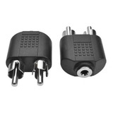 Adaptador P2 Feme Para 2 Rca 