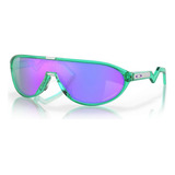 Óculos De Sol Oakley Cmdn Translucent Celeste W Prizm Violet Cor Verde
