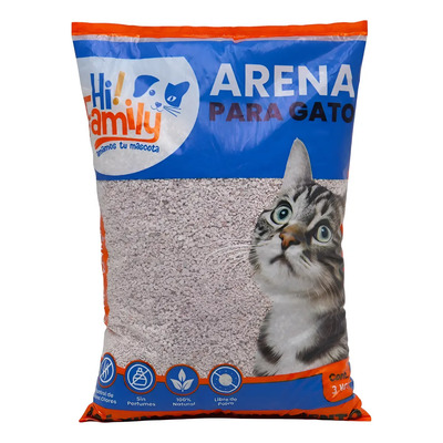 Arena P\u002F Gato 3kg Maximo Aglutinante Hi Family 100% Natural | MercadoLibre