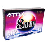 Cassette De Video 8mm Tdk 120 Mp Premium Nuevo