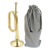 Bb Bugle Yellow Brass Cuerno De Caballería Para Niños