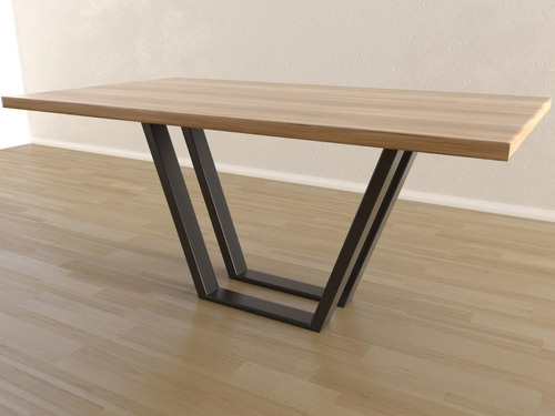 Base Para Mesa Comedor Para Vidrio/madera Diseño Industrial