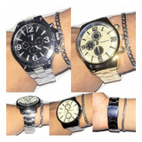 .x5 Unidades Reloj De Hombre/pulsera/metalico Xmayor Oferta