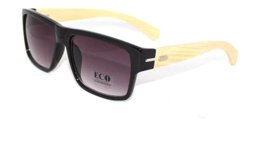 Lentes Madera Bambú Manejo Retro Sport Cuadrado Usa Anuel