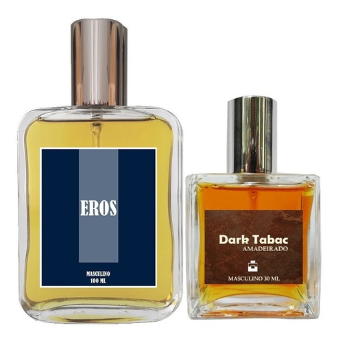 Perfume Masculino Eros 100ml + Dark Tabac 30ml Ed Espec