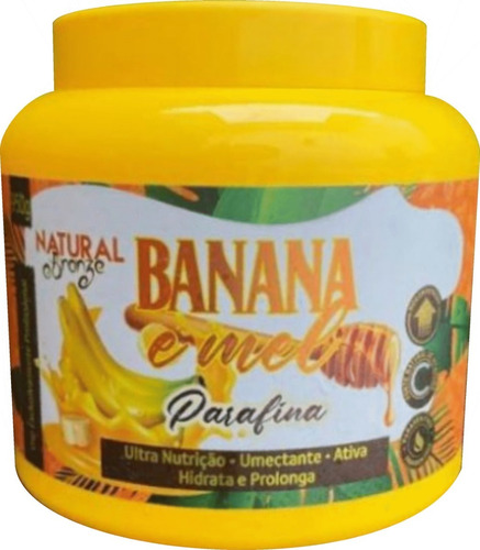 Parafina Banana E Mel 950g Natural Bronze Max