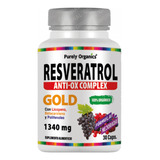 Resveratrol Anti-ox Complex Gold | 30 Caps | Antioxidante