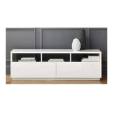 Mesa De Tv 1.30cm Melamina Minimalista L&a Muebles