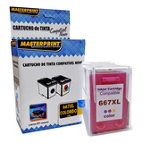 Cartucho Impressora 667 Xl Colorido 13ml Masterprint