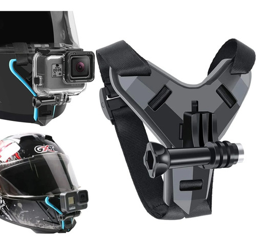 Soporte Para Casco Moto Gopro9/8/7/6/5/4/3 Deportes