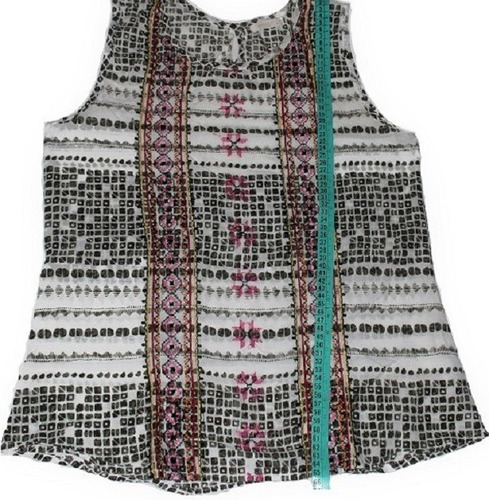 Blusa Indian Style  T _ M  Algodon 