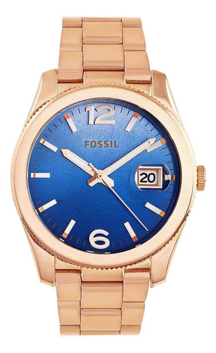 Relógio Feminino Fossil Es3780/4an Aço Rose