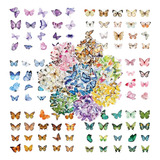 240 Pcs Mariposas Decorativas, Calcomanías A Prueba De Agua