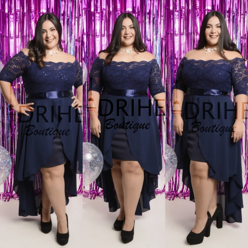 Vestido De Fiesta Y Gala Tallas Pluss 3xl 4xl Y 5xl Sexy