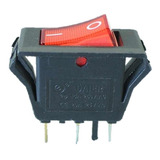 Mini Interruptor Switch Negro Rojo On Off 15a 250v /20a 125v