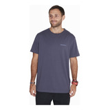 Polera M/c Merrell Tshirt Short Sleeve Azul Hombre