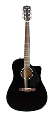 Fender Cc-60sce - Guitarra Acústica De Concierto, Color Ne.
