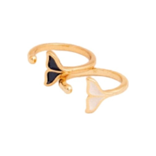 Set Anillos Argollas Mujer Baño Oro 24k  Garantizado