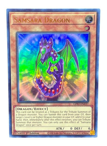 Samsara Dragon Carta Yugioh! Inglés