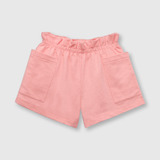 Short De Niñas Ancho Dark Rose (2 A 12 Años)