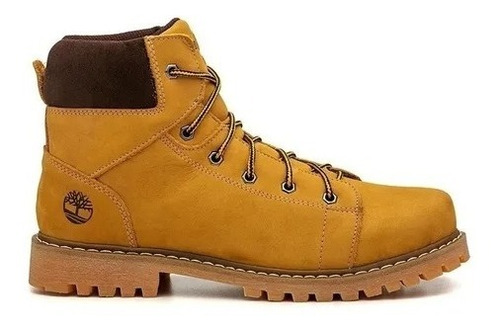 Bota Timberland Union Boot Couro Nobuck Sola Latex C/nf