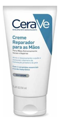 Creme Reparador Para As Mãos 50g Sem Perfume Cerave