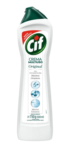 Limpiador Cif Original En Crema 750 g 500ml