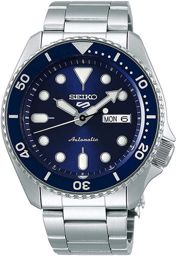 Reloj Hombre Seiko Srpd51 Automático Pulso Plateado En Acero