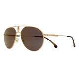 Lentes De Sol Carrera 1025s Iconic Bridge Pilot 59mm Suns Color Gold Copper/havana Ddb/jo