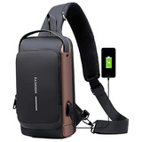 Usb Bolso De Pecho Bolso De Moto Para Hombre Bolso Bandolera