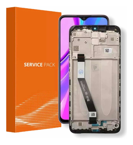 Display Tela Frontal Para Xiaomi Redmi 9 Com Aro