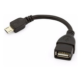 Cabo  Otg Adaptador Micro Usb V8 Para Pendrive Celular 