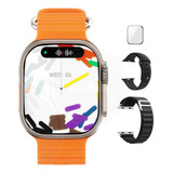 Smartwatch W69+ Plus Tela Amoled  Foto Na Tela Gps +3 Brinde