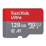 Cartão De Memória Sandisk Sdsquar-128g-gn6mn  Ultra Com Adaptador Sd 128gb