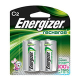 Energizer E2 C2 Nimh Baterías Recargables, C, 2 - Paquete - 