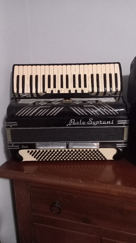 Acordeon Paolo Soprani 120 Baixos Original Italiano 